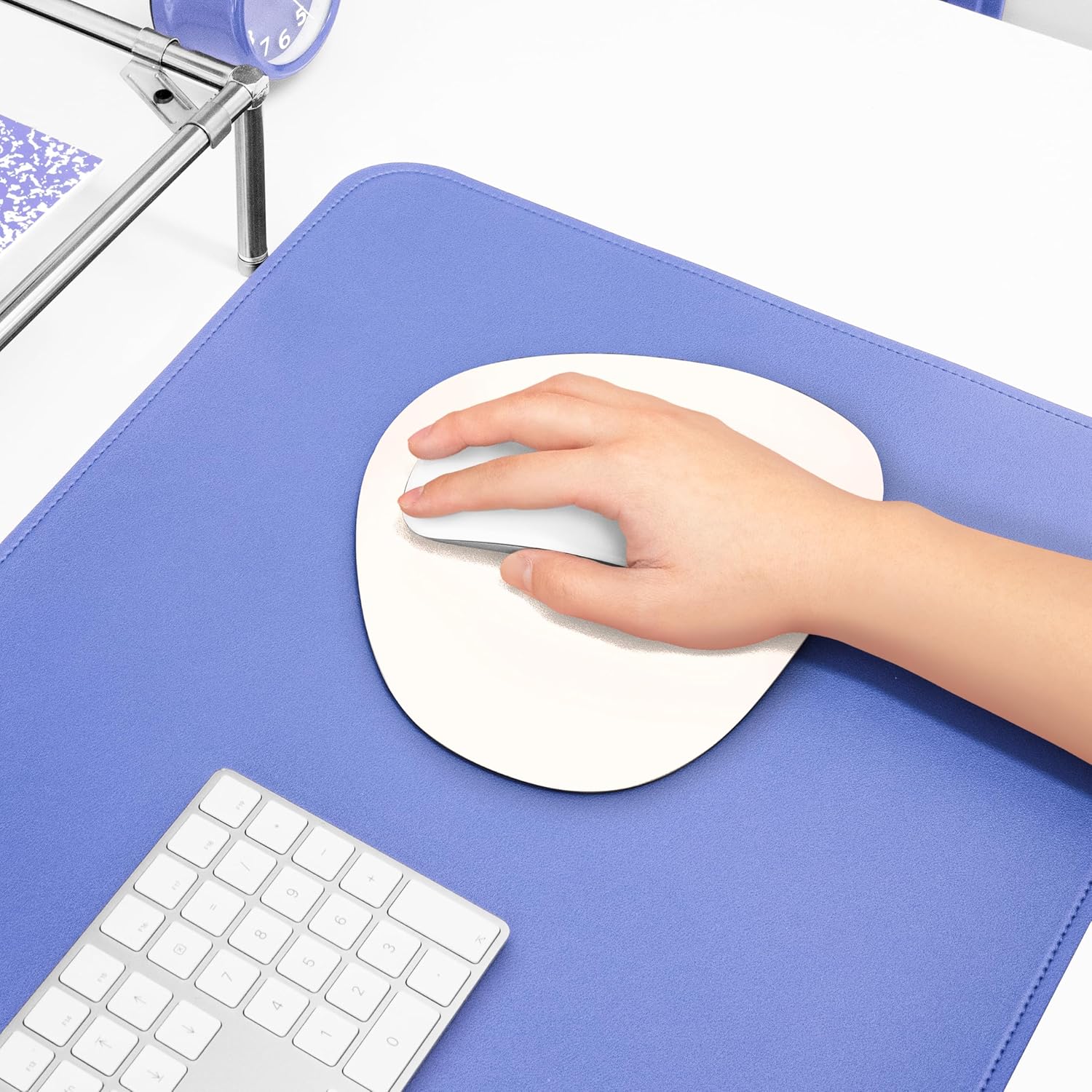 Mouse pad, Non-Slip Washable Waterproof Computer Mouse pad (Vanilla Cream) - Image 2