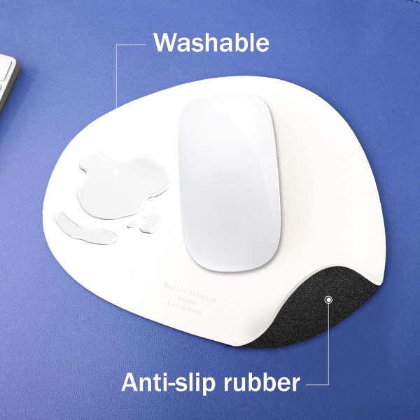 Mouse pad, Non-Slip Washable Waterproof Computer Mouse pad (Vanilla Cream) - Image 5