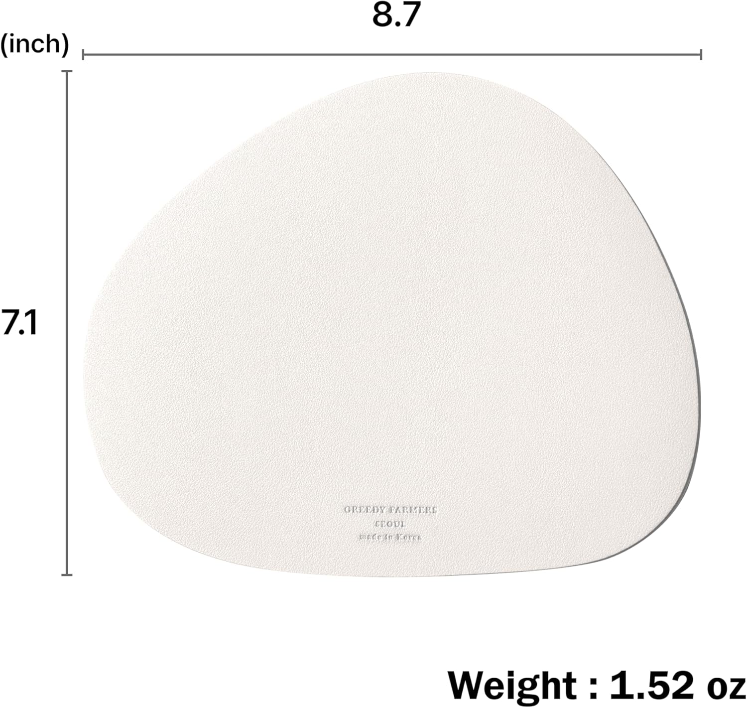 Mouse pad, Non-Slip Washable Waterproof Computer Mouse pad (Vanilla Cream) - Image 6