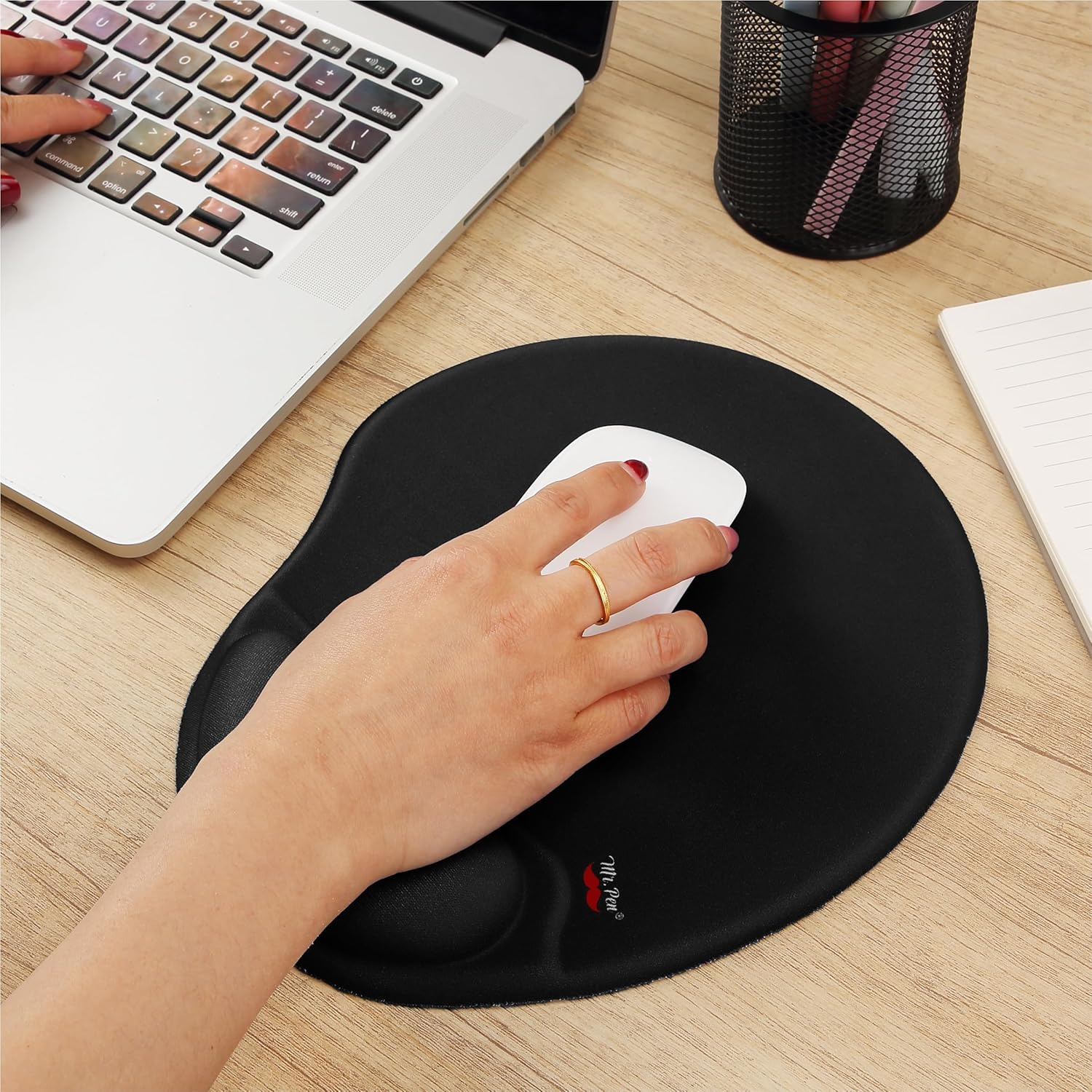 Mr. Pen- Mouse Pad with Wrist Support, Ergonomic Pad, Gel Gaming Support - Image 7